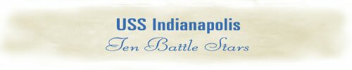 USS Indianapolis Battle Stars